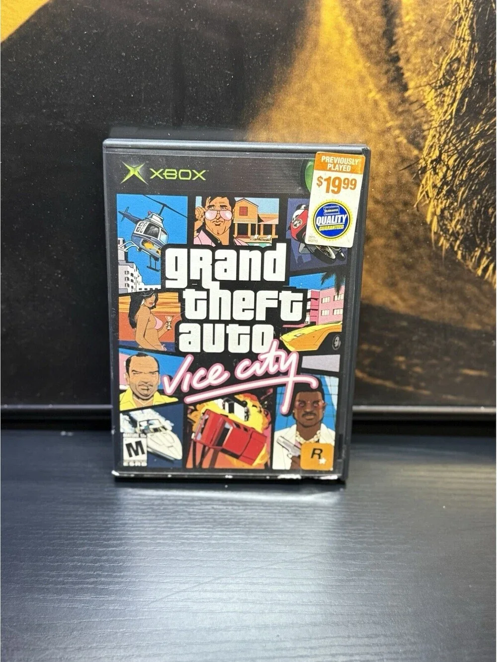 Grand Theft Auto: Vice City Microsoft Xbox Blockbuster Original Rare Tested Work